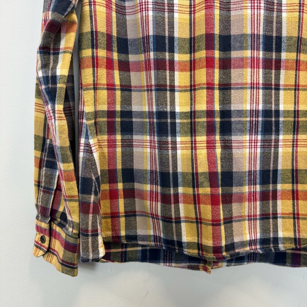Barbour Plaid Flannel Button Up Shirt Slim Fit - Picture 10 of 15